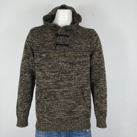 Retrofit Hooded Knit Pullover Mens 